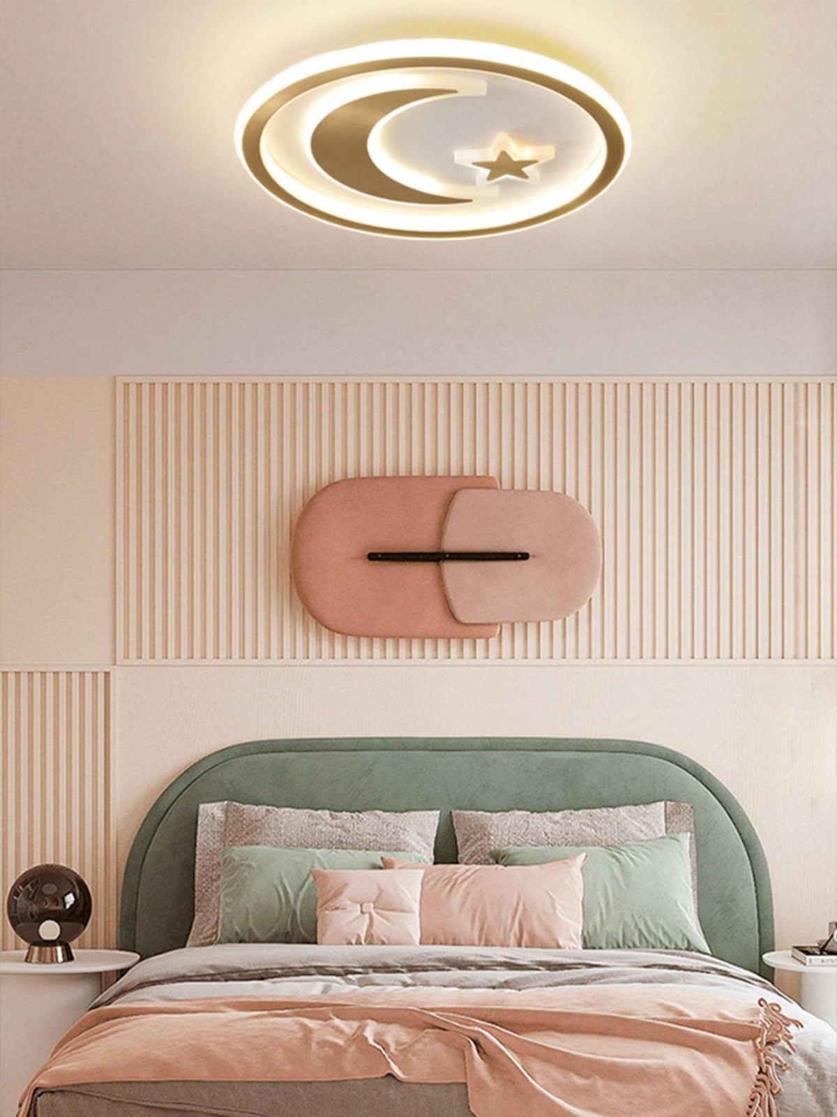 Star And Moon Ceiling Lamp