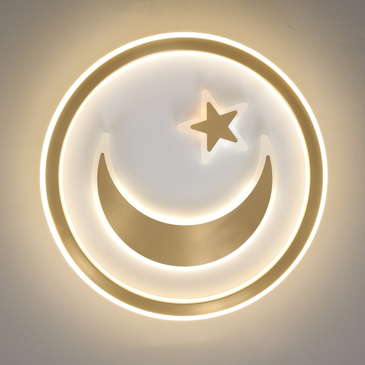 Star And Moon Ceiling Lamp