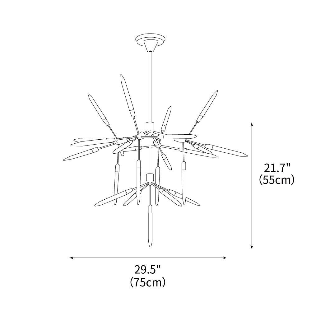 starburst-chandelier