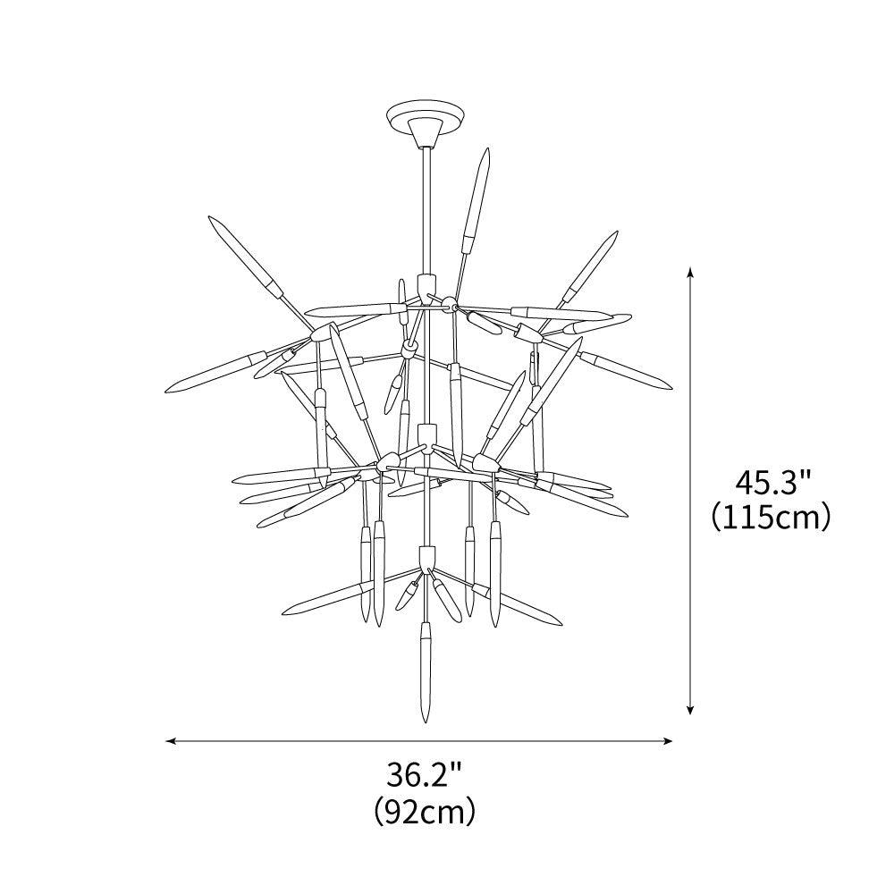 starburst-chandelier