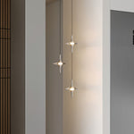 Starfall Staircase Chandelier – Modern Crystal Pendant Light for Contemporary Interiors