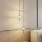 Starfall Staircase Chandelier – Modern Crystal Pendant Light for Contemporary Interiors