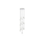 Starfall Staircase Chandelier – Modern Crystal Pendant Light for Contemporary Interiors