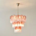 Rose Glass Tube Chandelier – Modern Designer Pendant Light