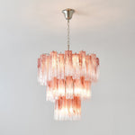 Rose Glass Tube Chandelier – Modern Designer Pendant Light