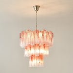 Rose Glass Tube Chandelier – Modern Designer Pendant Light