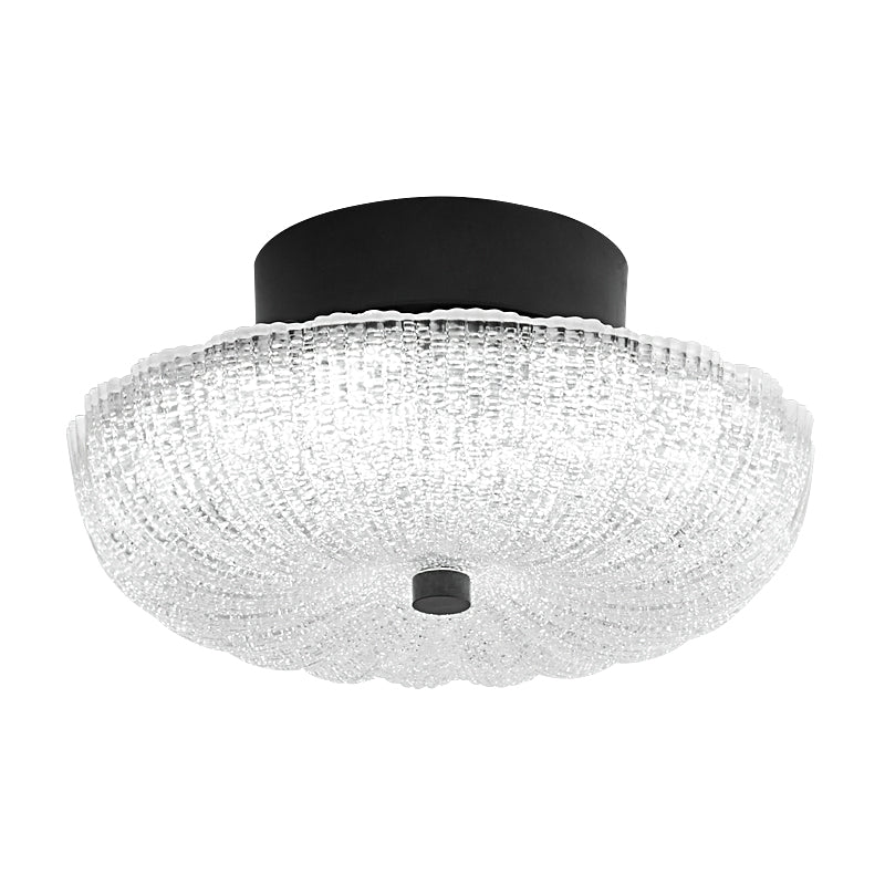 Starlit Brass LED Flush Mount Ceiling Light for Modern Interiors