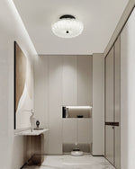 Starlit Brass LED Flush Mount Ceiling Light for Modern Interiors