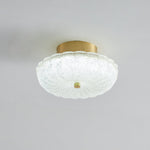 Starlit Brass LED Flush Mount Ceiling Light for Modern Interiors