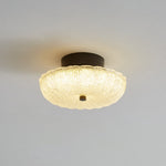 Starlit Brass LED Flush Mount Ceiling Light for Modern Interiors