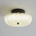 Starlit Brass LED Flush Mount Ceiling Light for Modern Interiors