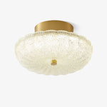 Starlit Brass LED Flush Mount Ceiling Light for Modern Interiors