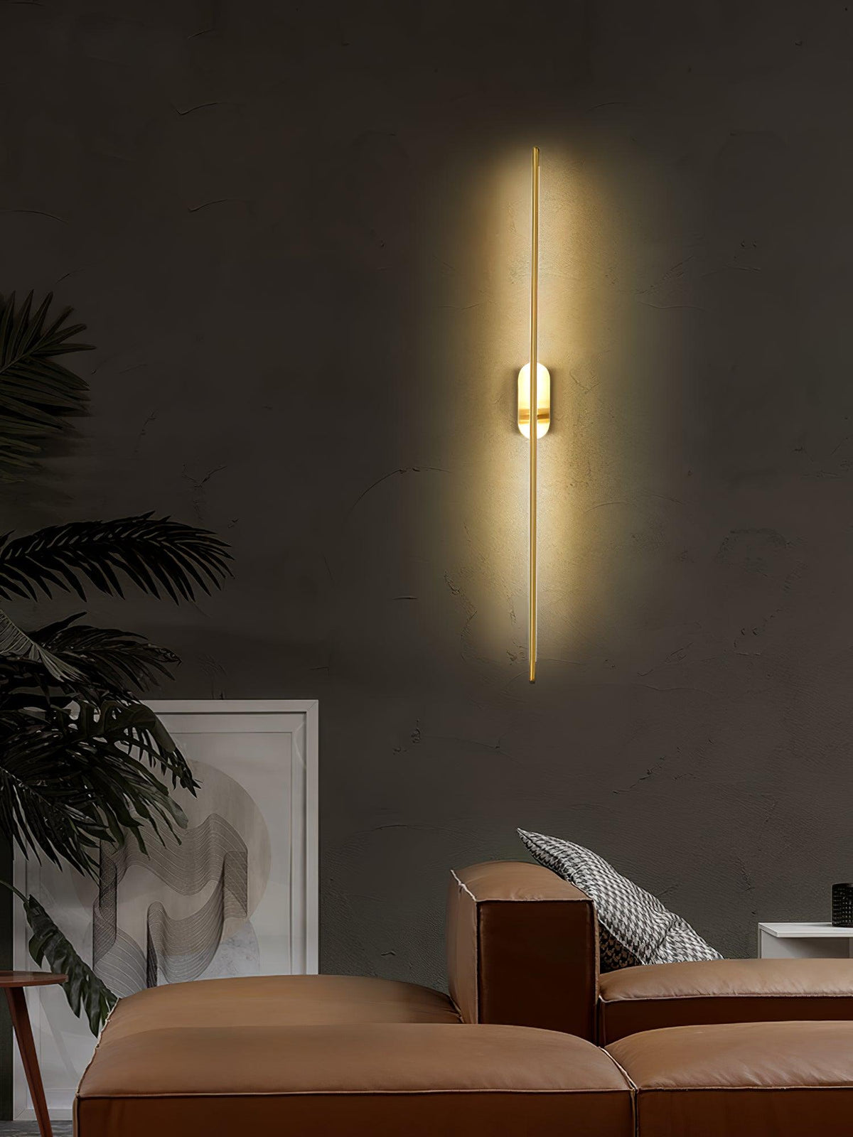 Stick Shaped Plug In Sconce