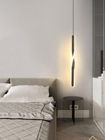 Stix Modern LED Pendant Light – Minimalist Linear Hanging Lamp for Dining Room and Living Room