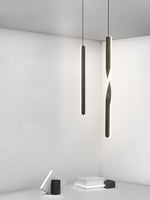 Stix Modern LED Pendant Light – Minimalist Linear Hanging Lamp for Dining Room and Living Room