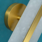 Stone Wall Alabaster Led Sconce