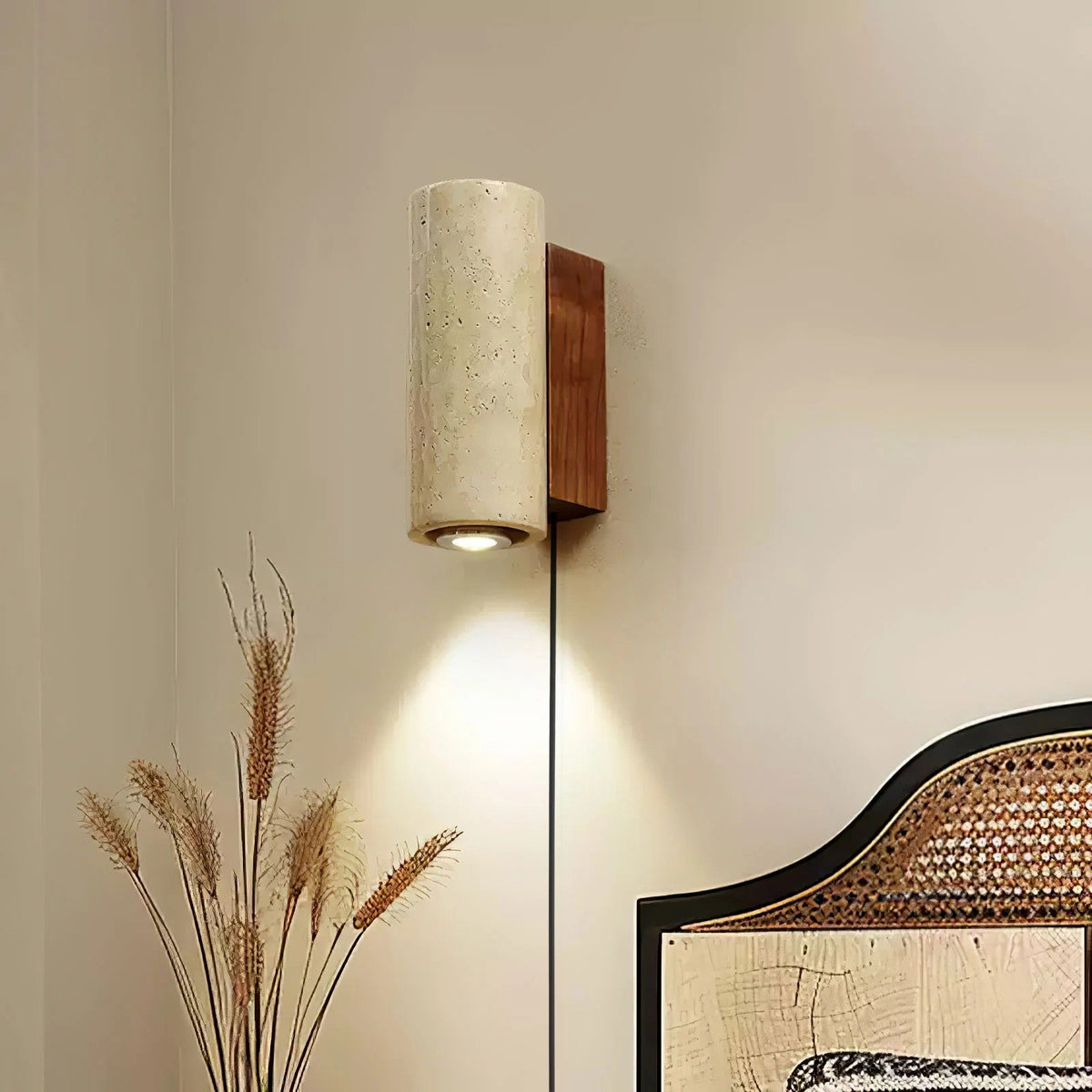 stone-wood-plug-in-wall-lamp