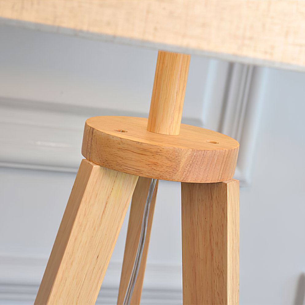 Storage Table Floor Lamp