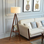 Storage Table Floor Lamp