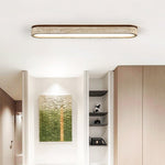 Strata Vein Linear Ceiling Light in Yellow Travertine