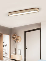 Strata Vein Linear Ceiling Light in Yellow Travertine