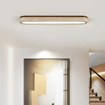 Strata Vein Linear Ceiling Light in Yellow Travertine
