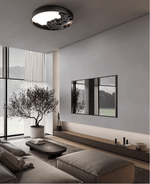 Strata Topographic Wood LED Ceiling Light, Modern Flush Mount