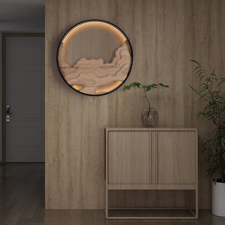 Strata Wall Sconce — Modern Wood Veneer LED Wall Light
