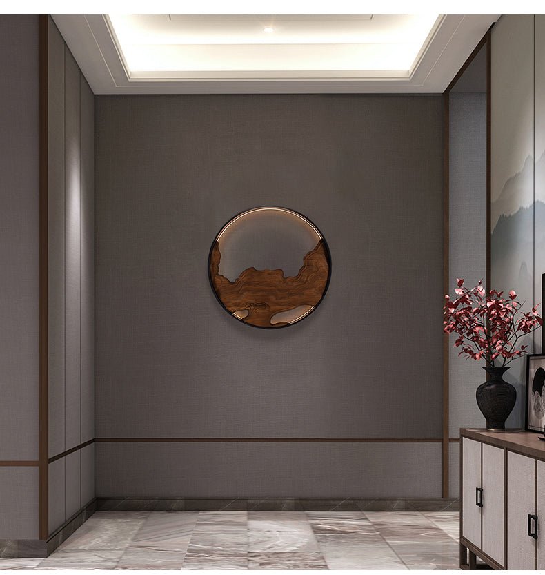 Strata Wall Sconce — Modern Wood Veneer LED Wall Light