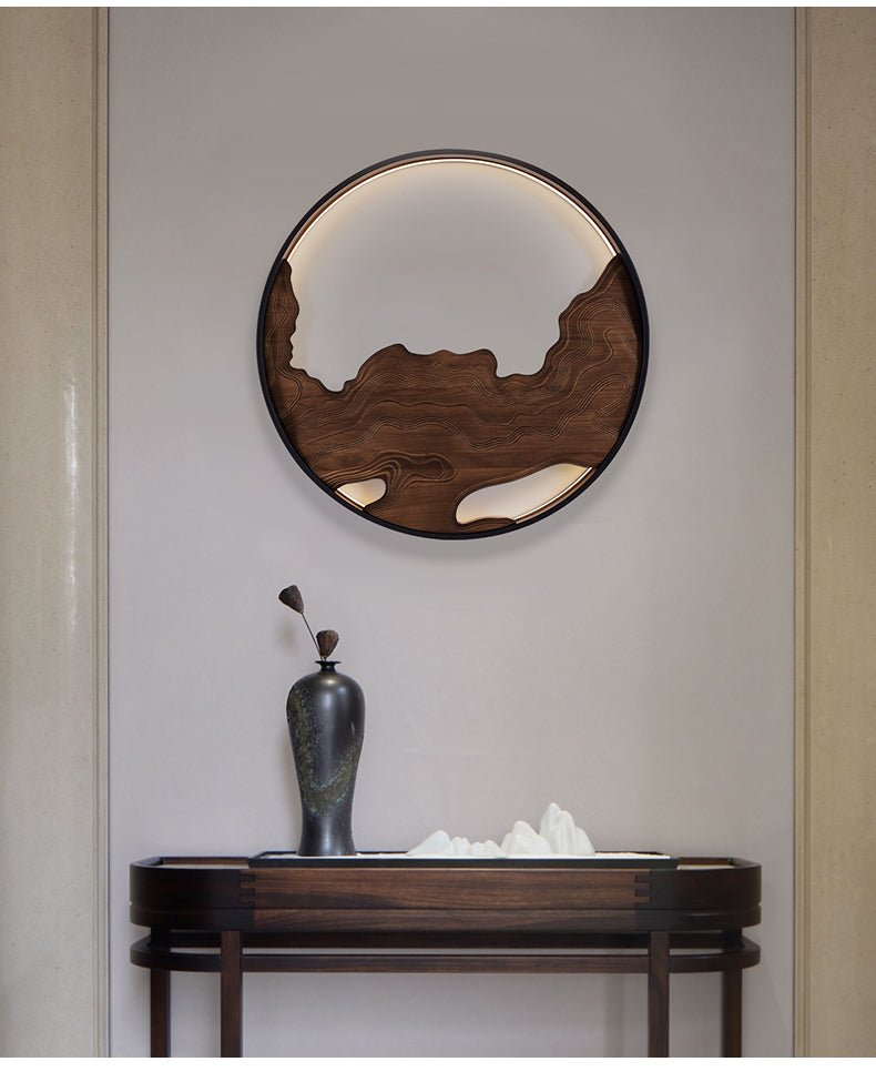Strata Wall Sconce — Modern Wood Veneer LED Wall Light