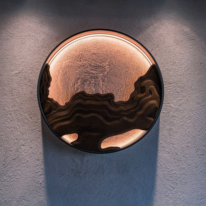 Strata Wall Sconce — Modern Wood Veneer LED Wall Light