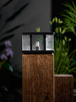 Stratos Square Outdoor Light – Modern Geometric LED Table Lamp for Patio & Garden
