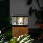 Stratos Square Outdoor Light – Modern Geometric LED Table Lamp for Patio & Garden