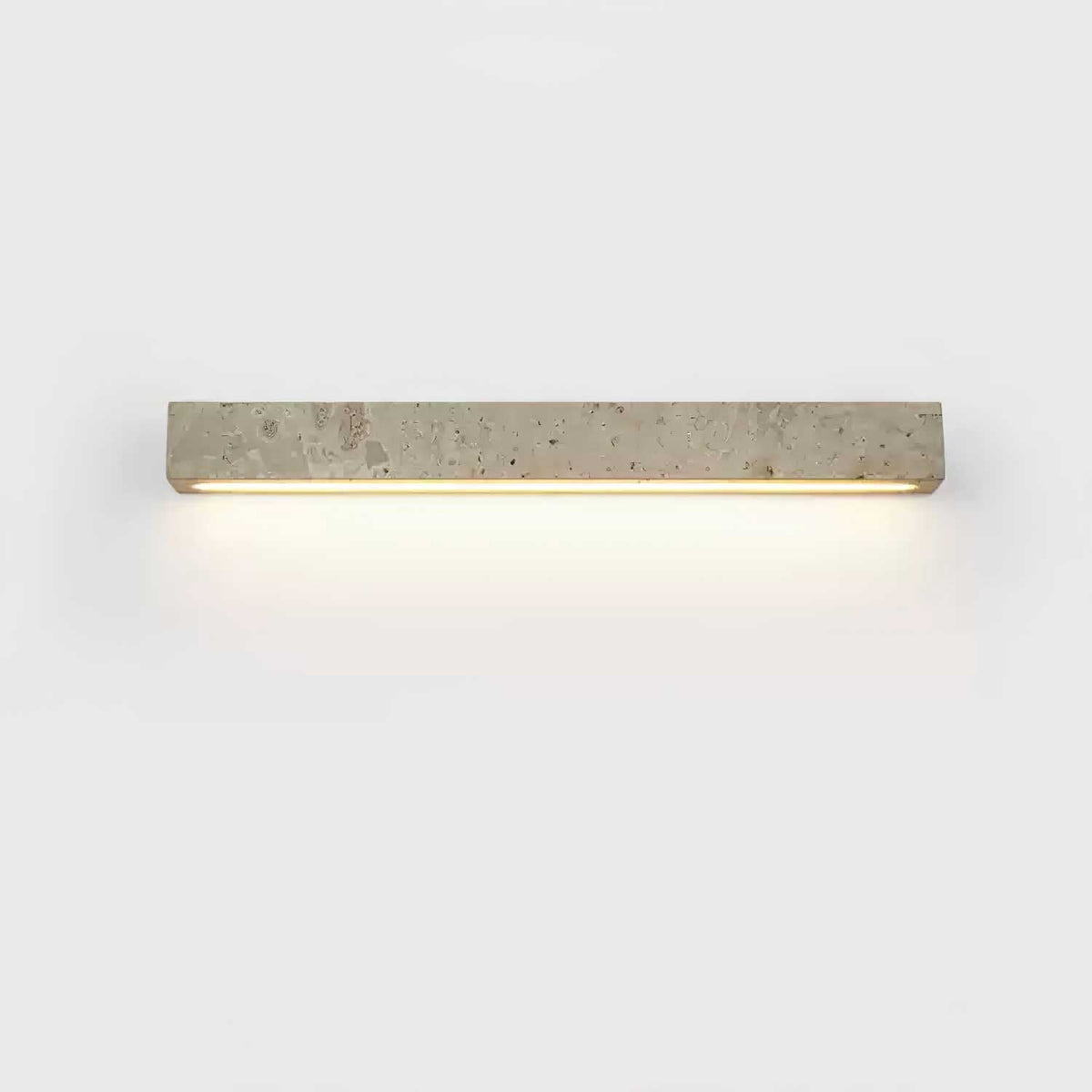 Stravik Wall Light in Natural Travertine – Modern Minimalist LED Sconce