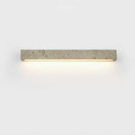Stravik Wall Light in Natural Travertine – Modern Minimalist LED Sconce