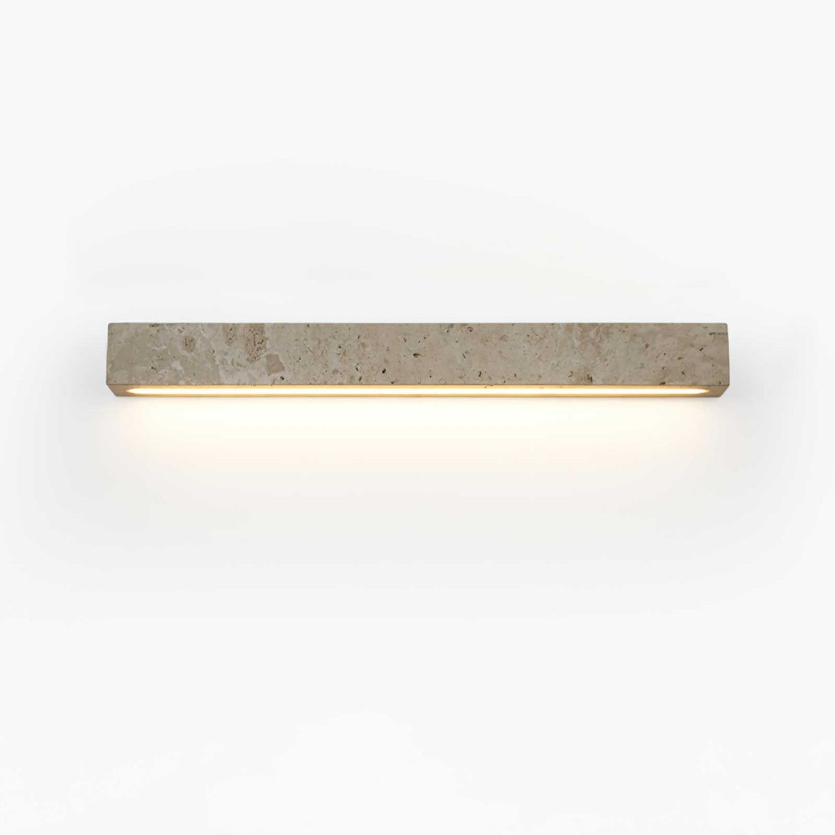 Stravik Wall Light in Natural Travertine – Modern Minimalist LED Sconce