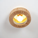 Handwoven Raffia Ceiling Lamp – Natural Straw Pendant Light for Modern Interiors