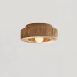 Handwoven Raffia Ceiling Lamp – Natural Straw Pendant Light for Modern Interiors