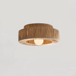 Handwoven Raffia Ceiling Lamp – Natural Straw Pendant Light for Modern Interiors