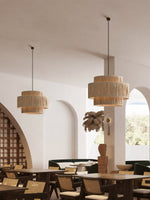 Straw Art Pendant Light