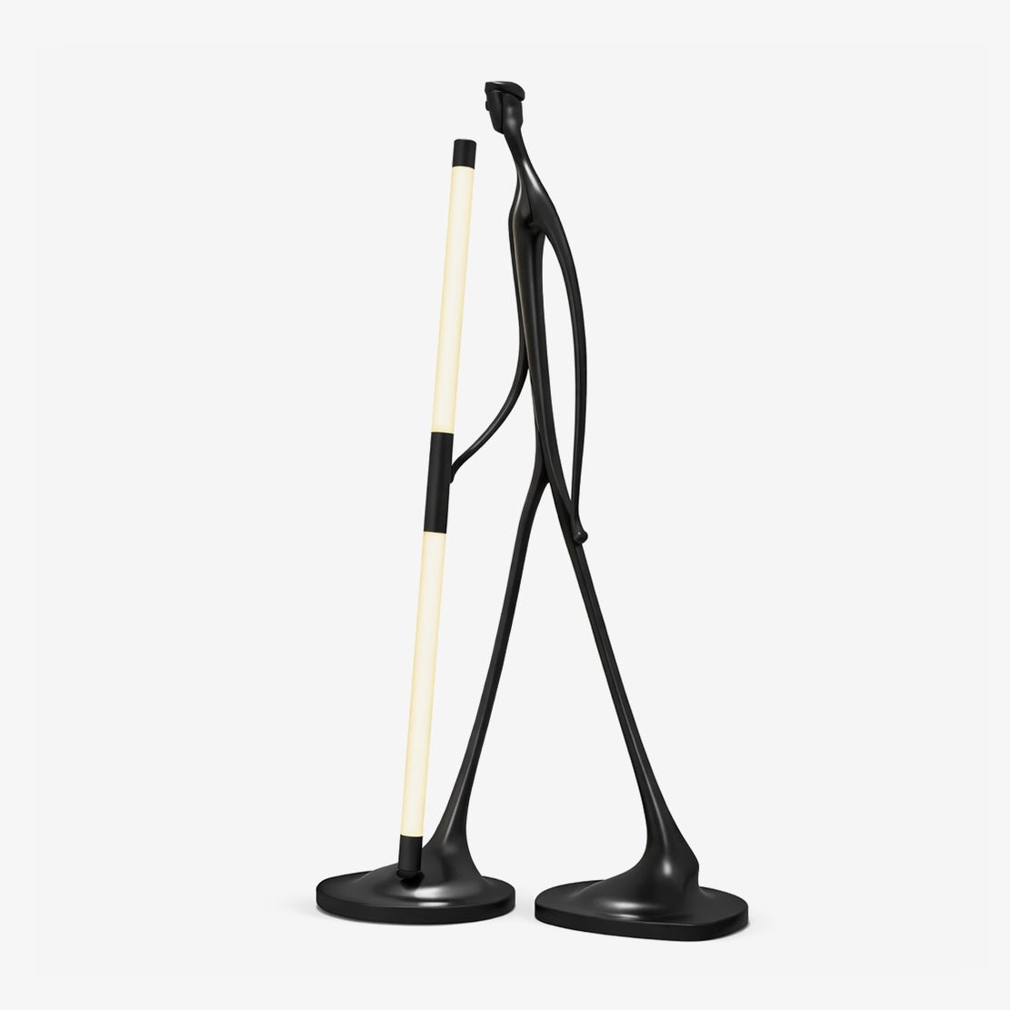 Stride Figure Sculptural Floor Lamp with Integrated LED