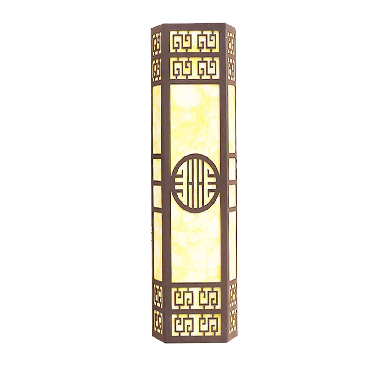 Stripe Outdoor Wall Light – Modern Alabaster LED Sconce