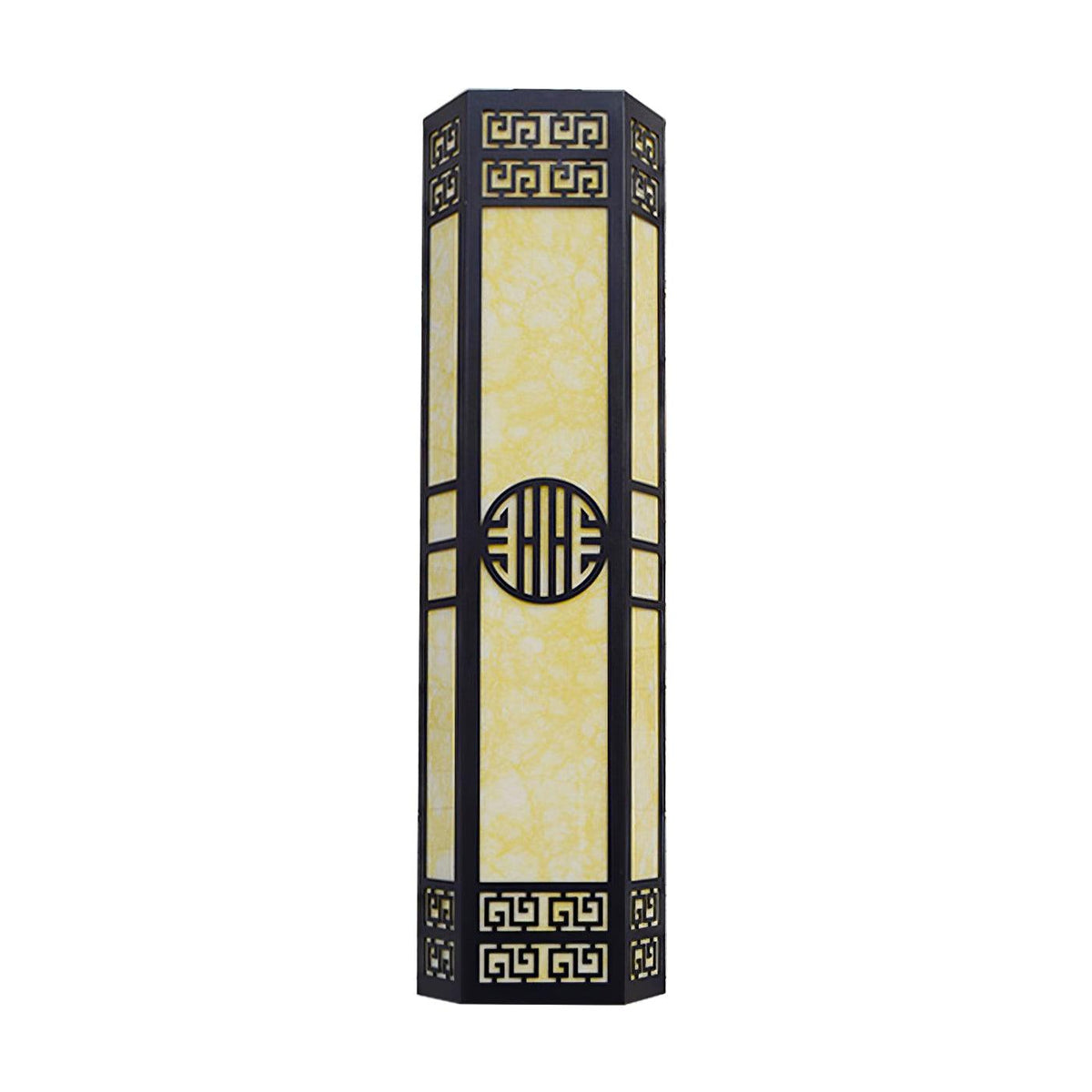 Stripe Outdoor Wall Light – Modern Alabaster LED Sconce