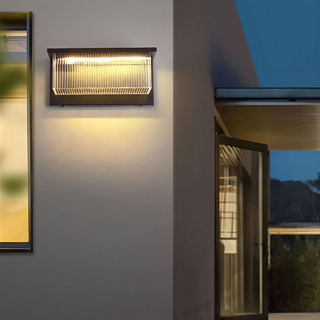 Rectangular Modern Solar Wall Light Li002504