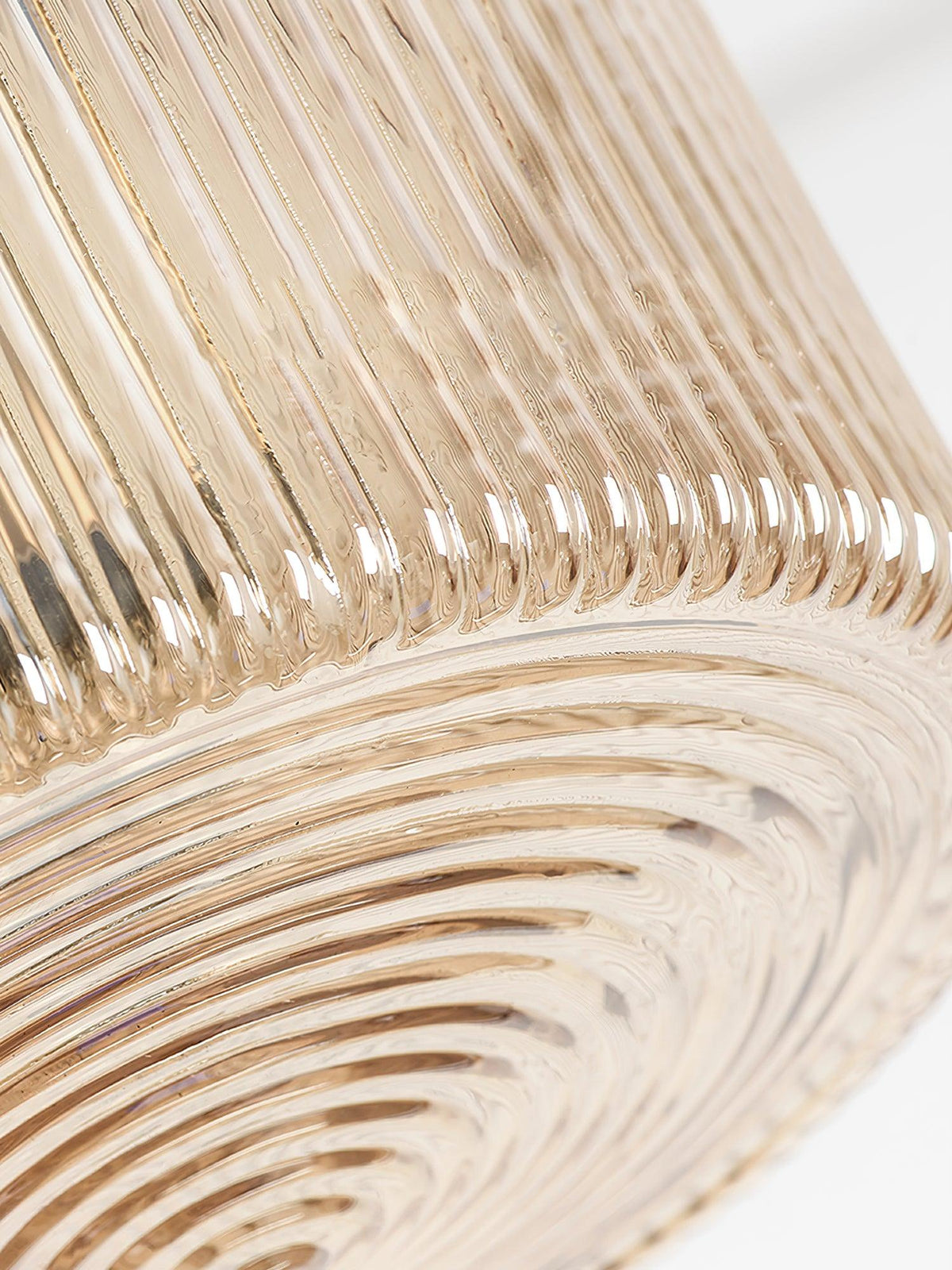 Art Glass Spinning Top Pendant Light in Gold for Dining & Living Spaces