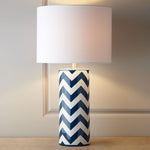 Striped Wave Ceramic Table Lamp