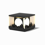Sunrise Garden Outdoor LED Post Light in Black Stainless Steel