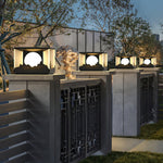 Sunrise Garden Outdoor LED Post Light in Black Stainless Steel