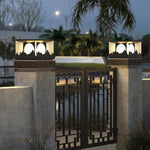 Sunrise Garden Outdoor LED Post Light in Black Stainless Steel