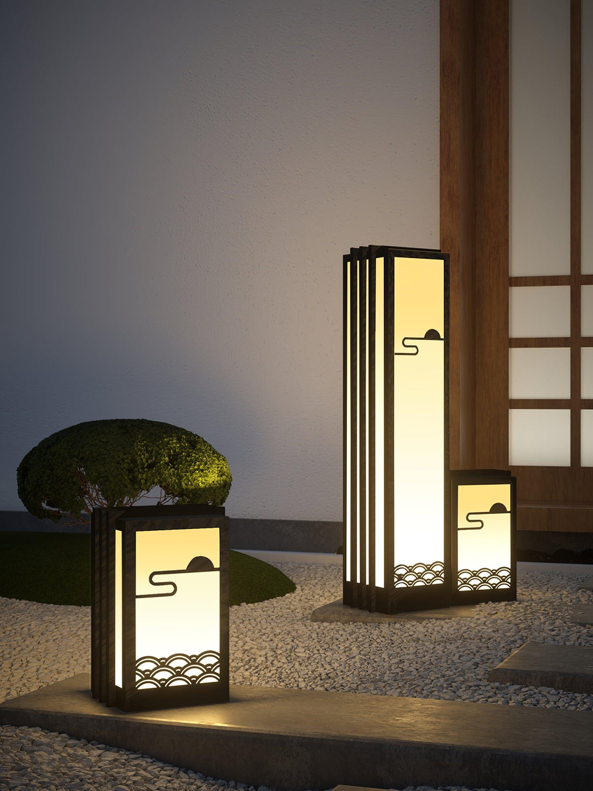 sunrise-pattern-outdoor-light